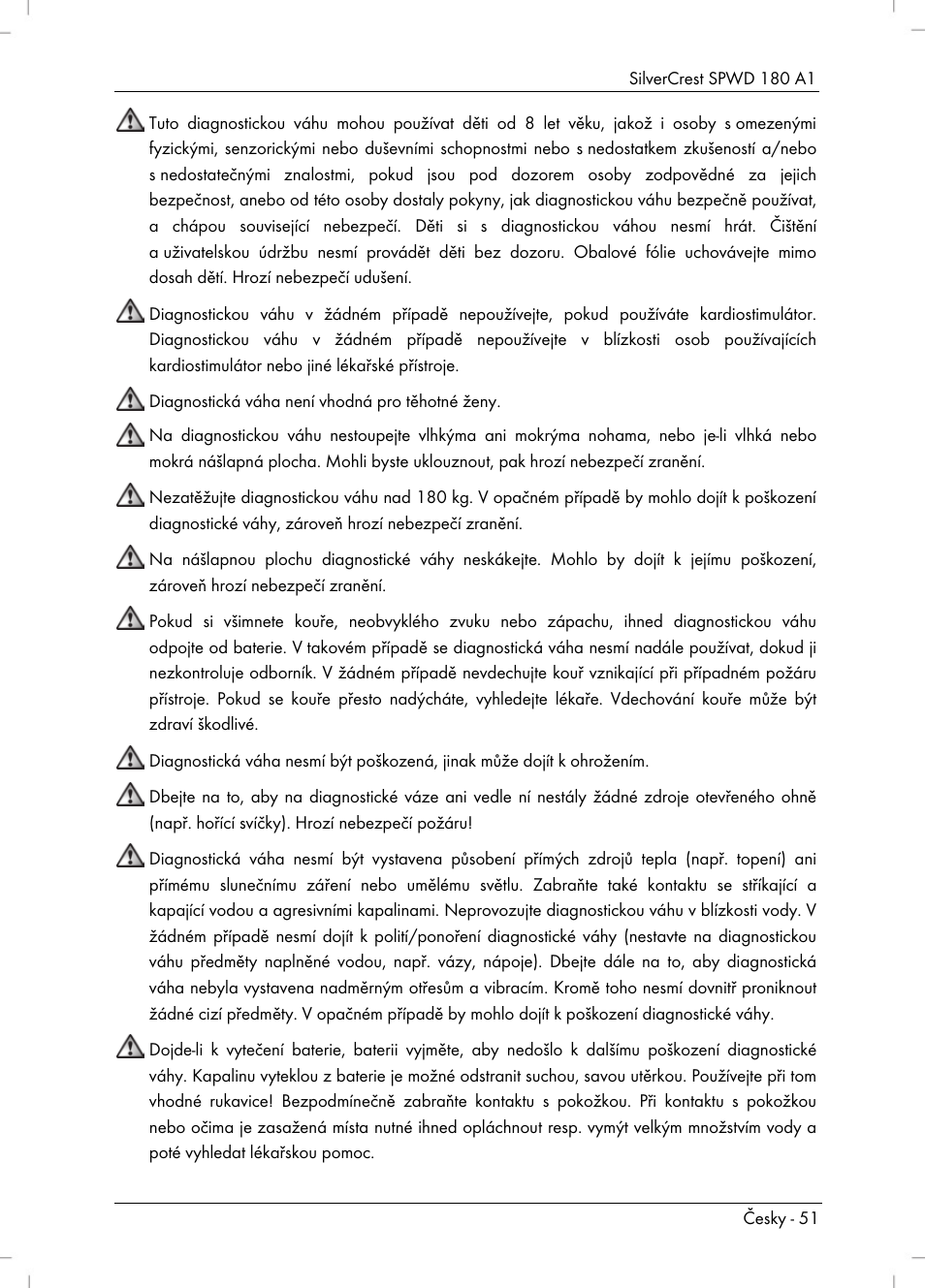 Silvercrest SPWD 180 A1 User Manual | Page 53 / 82