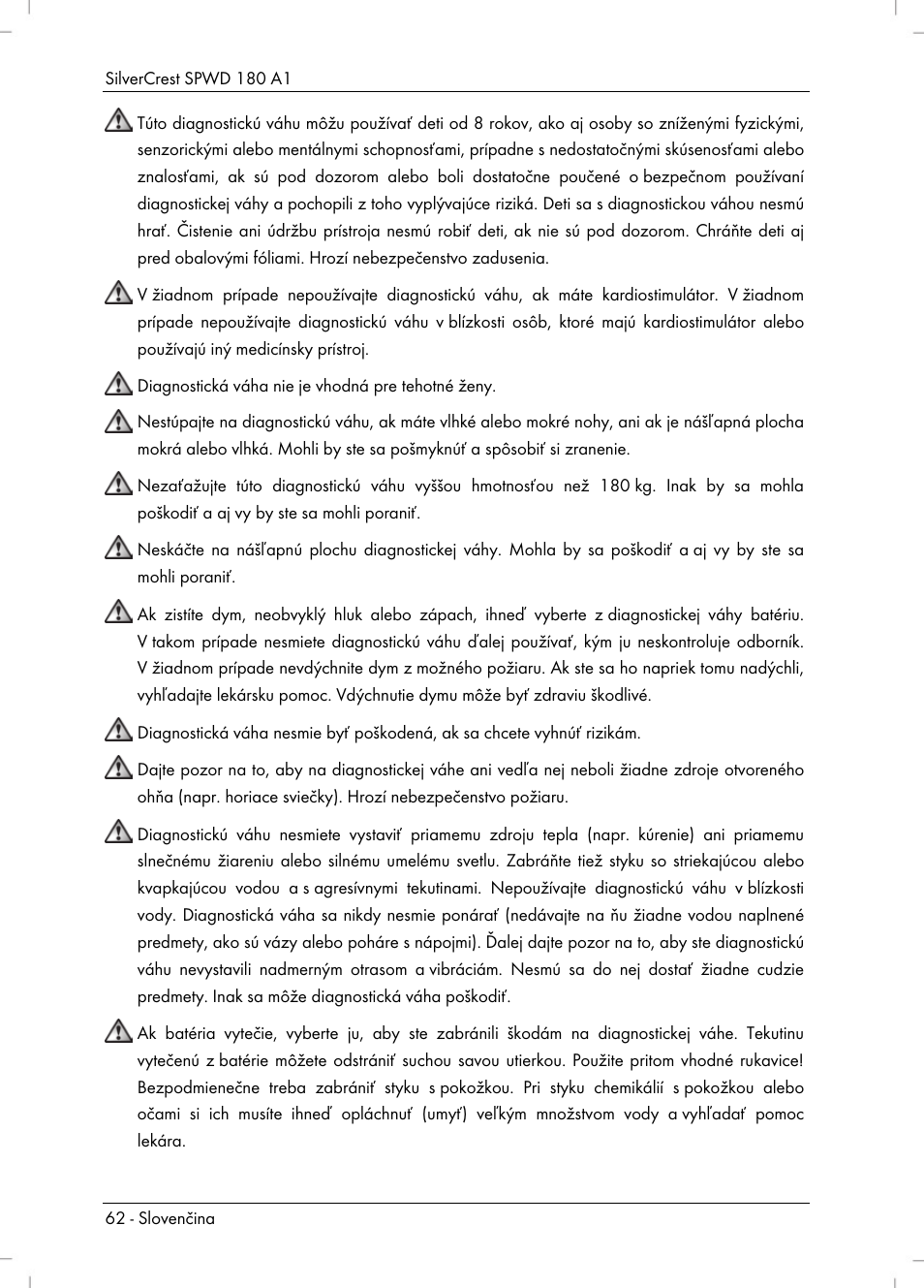 Silvercrest SPWD 180 A1 User Manual | Page 64 / 82