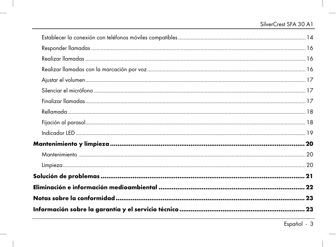 Silvercrest SFA 30 A1 User Manual | Page 5 / 74