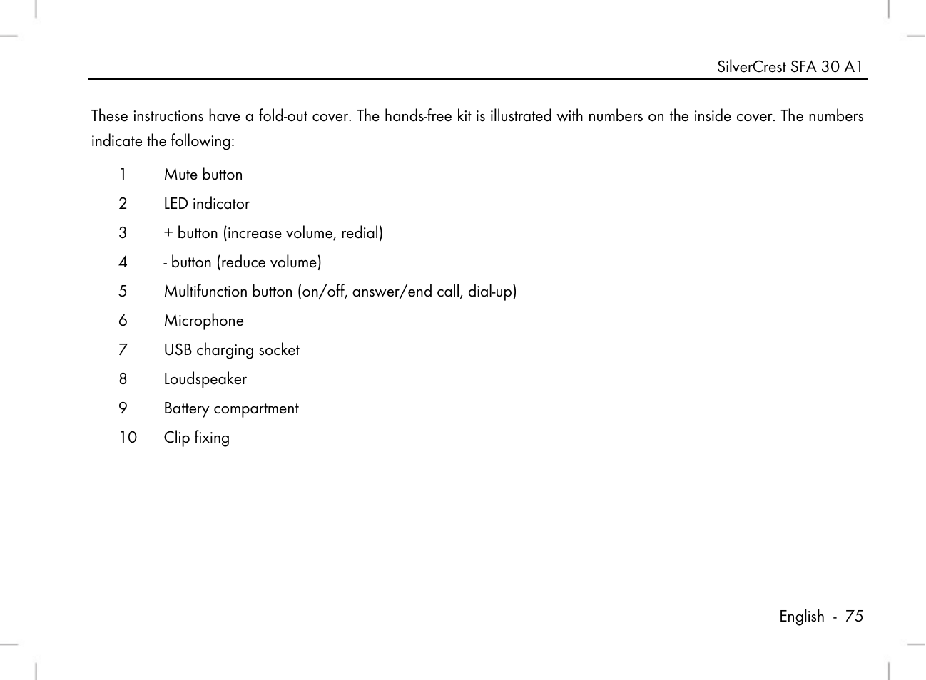 Silvercrest SFA 30 A1 User Manual | Page 77 / 96
