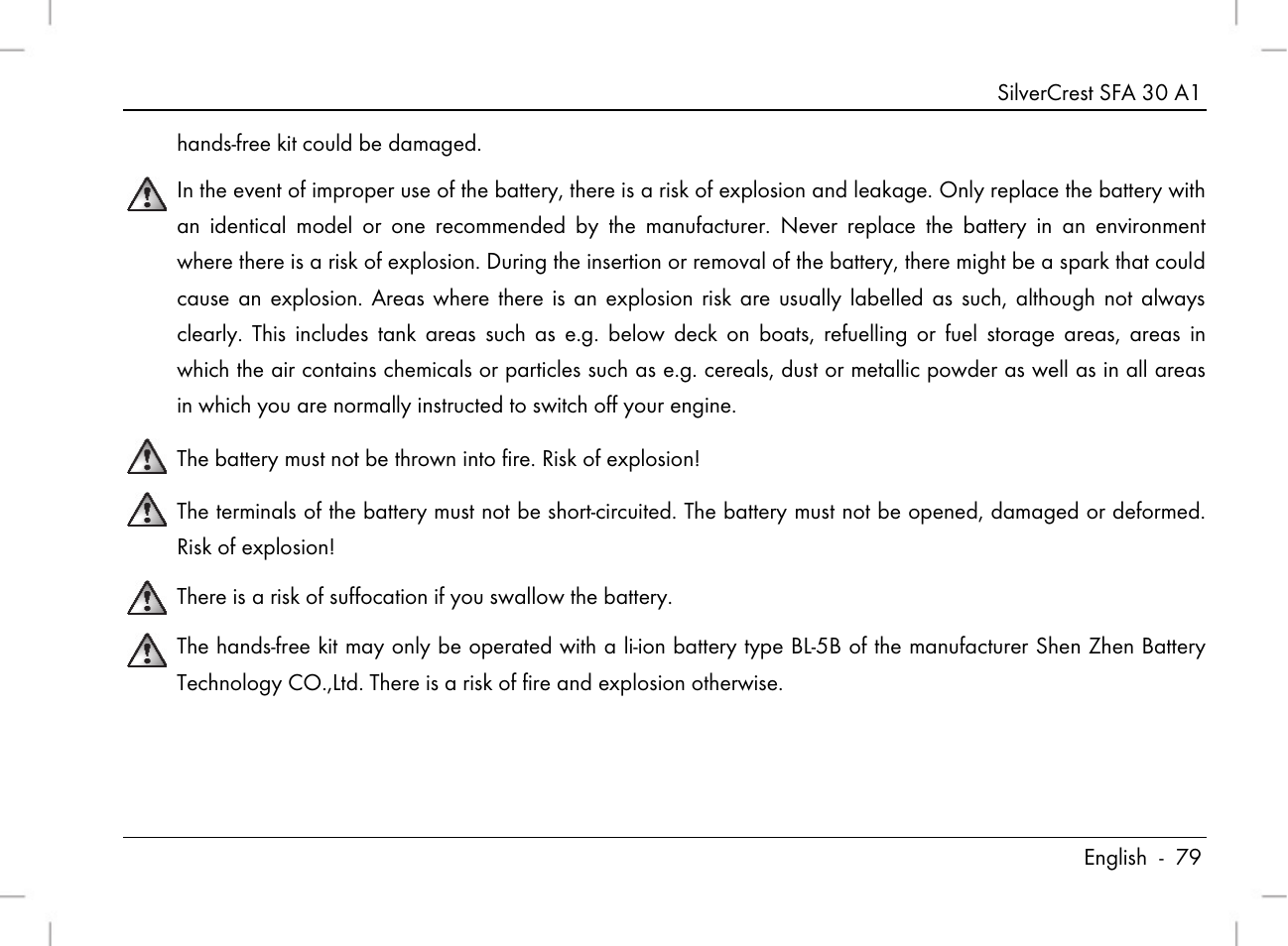 Silvercrest SFA 30 A1 User Manual | Page 81 / 96