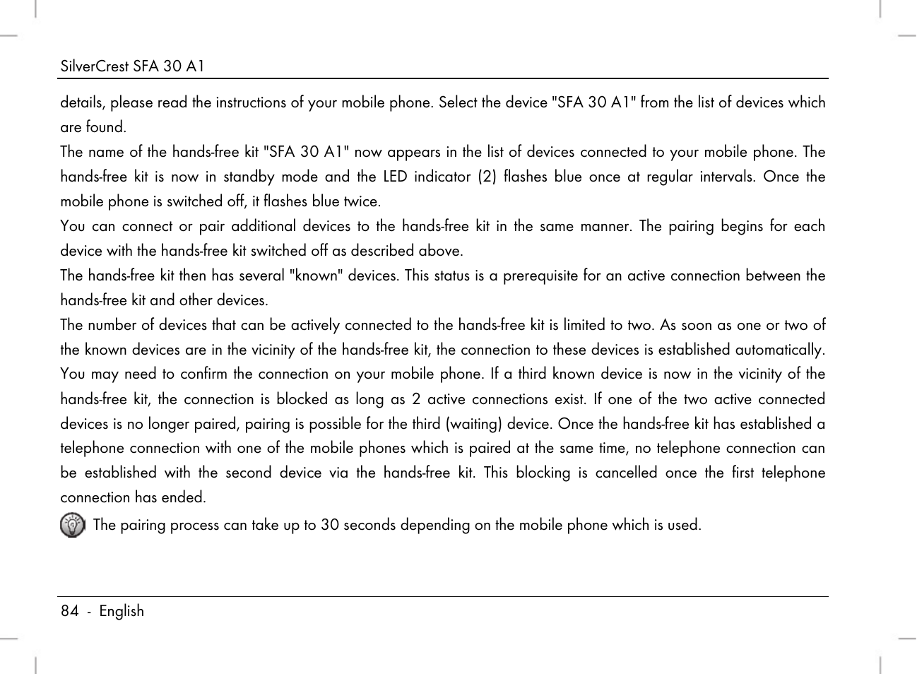 Silvercrest SFA 30 A1 User Manual | Page 86 / 96