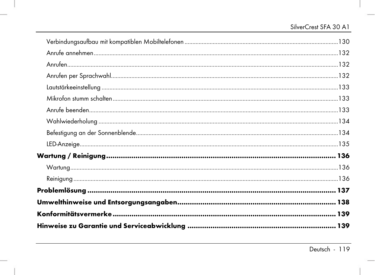 Silvercrest SFA 30 A1 User Manual | Page 121 / 144