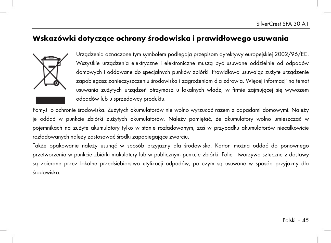 Silvercrest SFA 30 A1 User Manual | Page 47 / 144