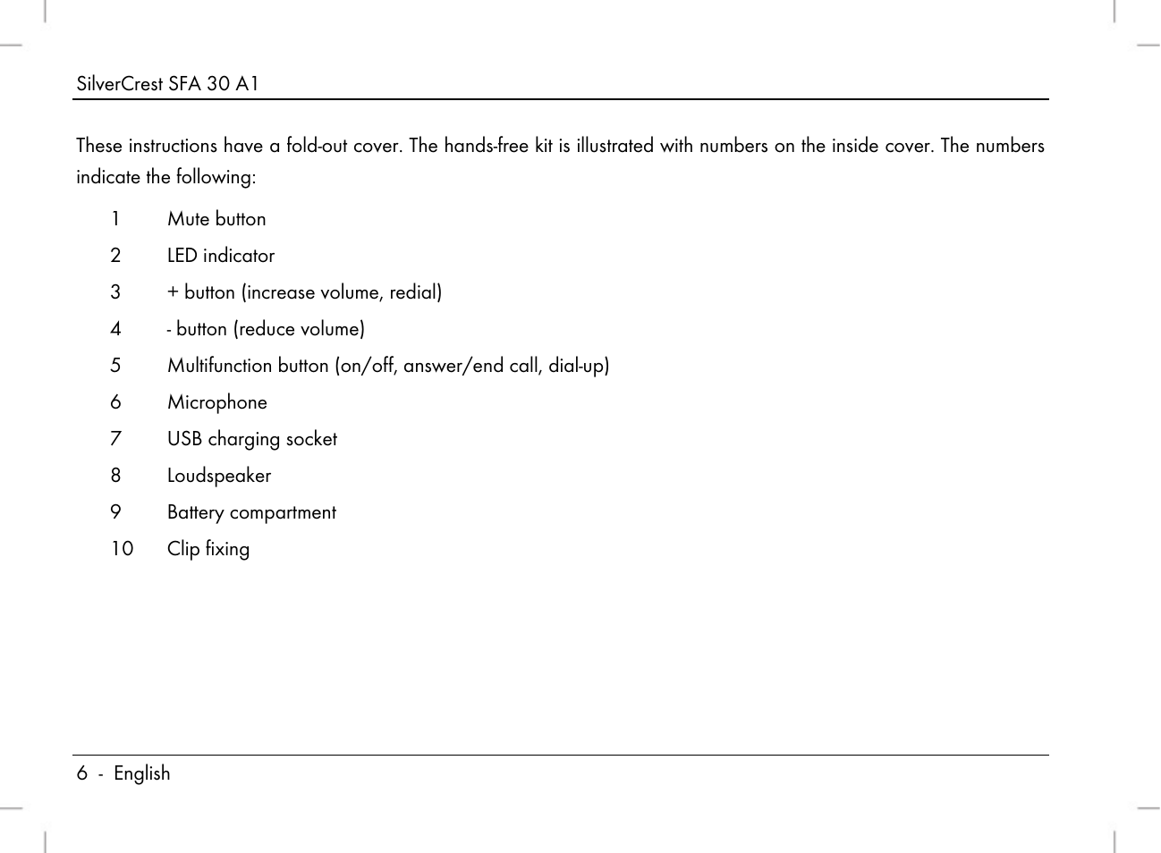 Silvercrest SFA 30 A1 User Manual | Page 8 / 144