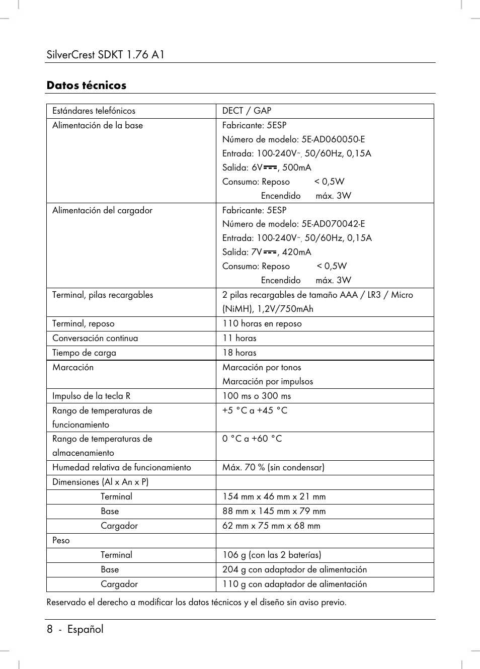 Silvercrest SDKT 1.76 A1 User Manual | Page 10 / 216