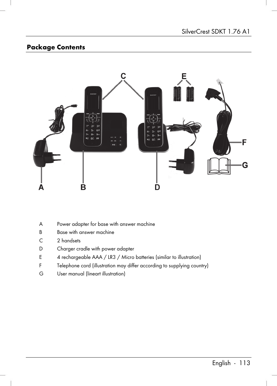 Silvercrest SDKT 1.76 A1 User Manual | Page 115 / 216