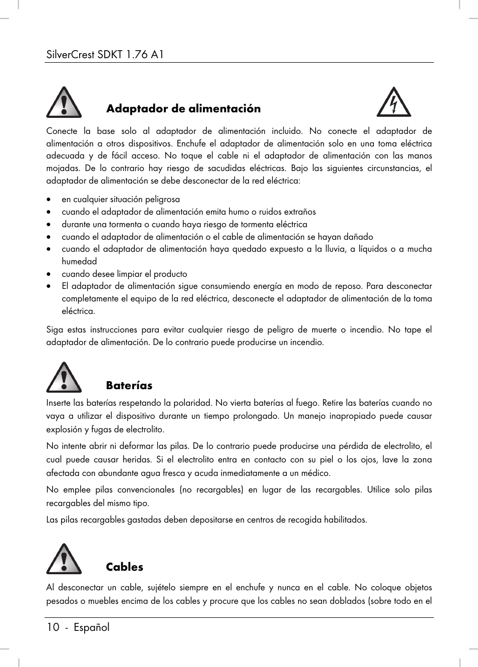Silvercrest SDKT 1.76 A1 User Manual | Page 12 / 216