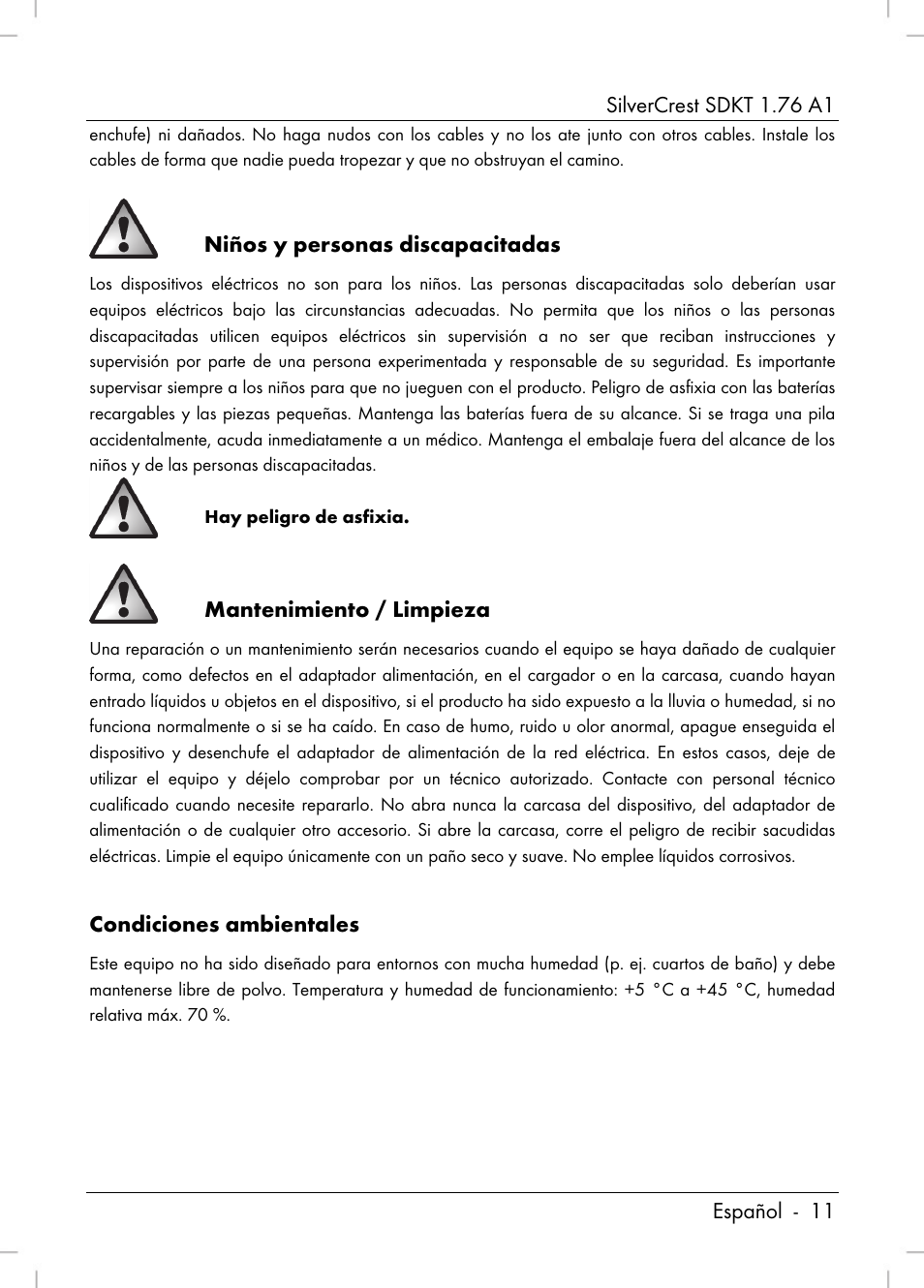 Silvercrest SDKT 1.76 A1 User Manual | Page 13 / 216