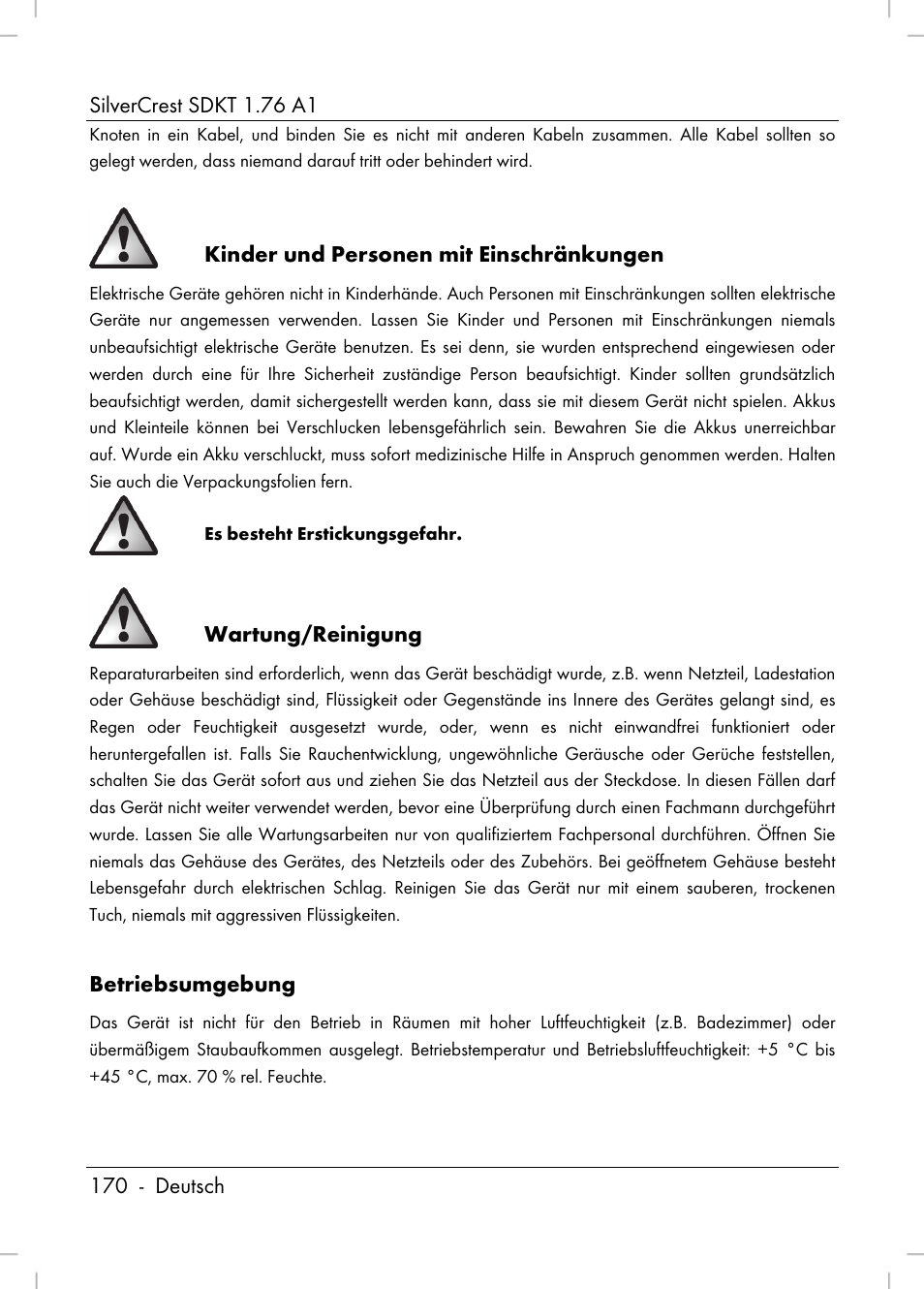 Silvercrest SDKT 1.76 A1 User Manual | Page 172 / 216