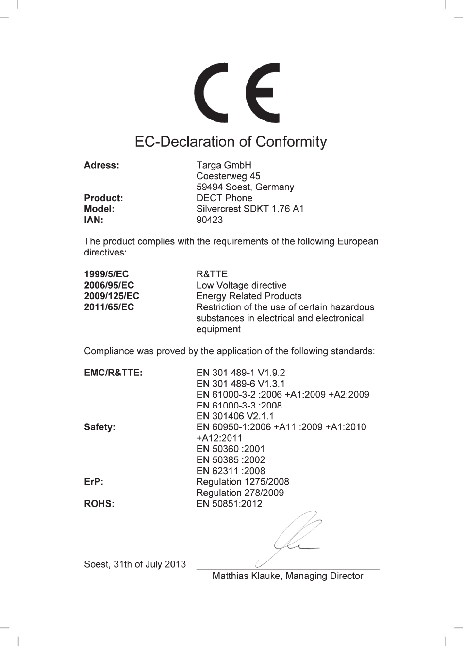 Silvercrest SDKT 1.76 A1 User Manual | Page 216 / 216