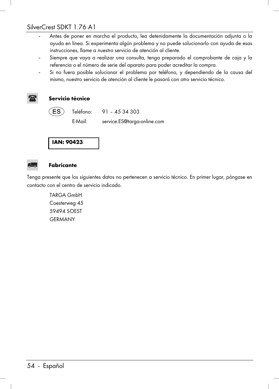 Silvercrest SDKT 1.76 A1 User Manual | Page 56 / 216