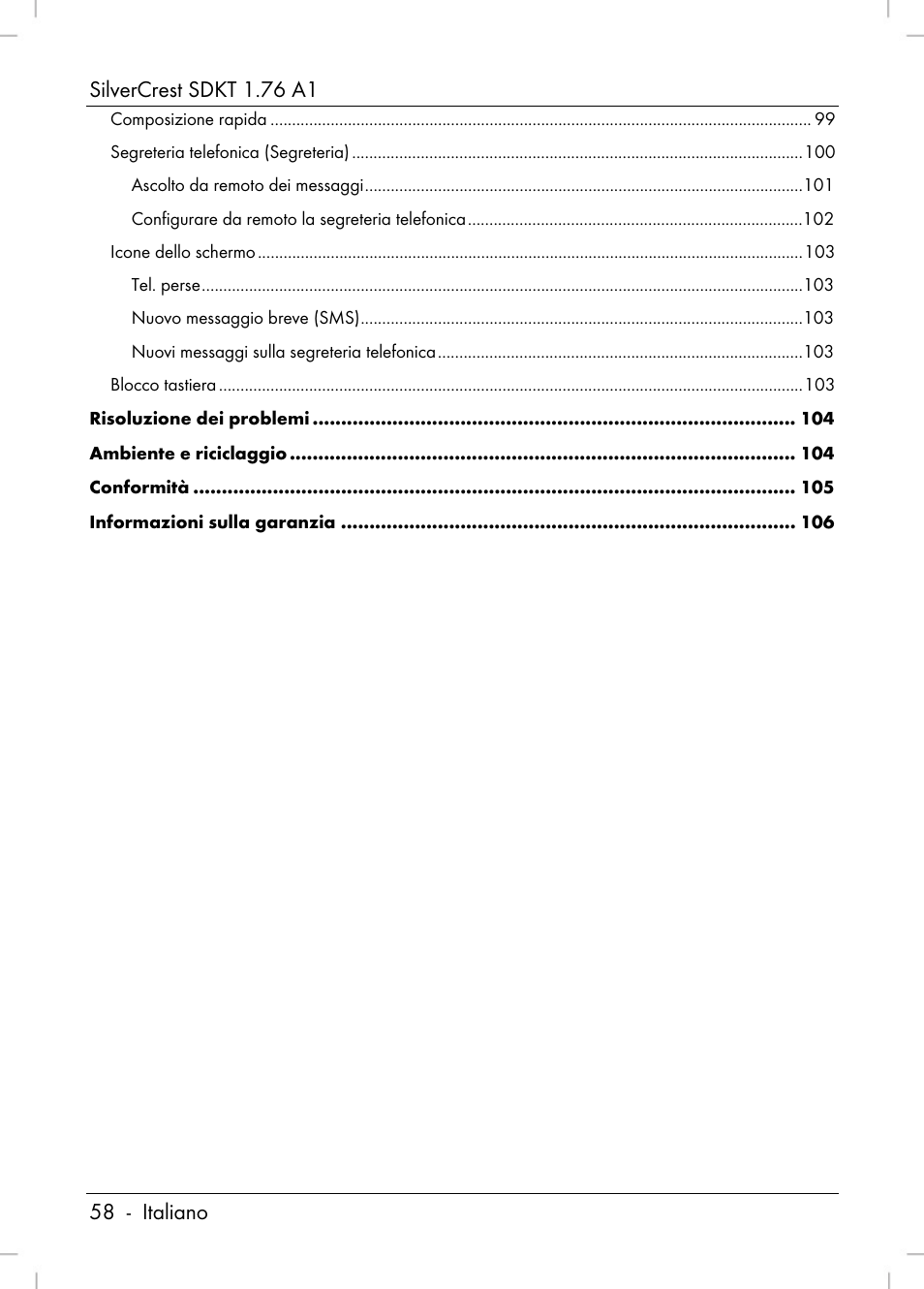 Silvercrest SDKT 1.76 A1 User Manual | Page 60 / 216