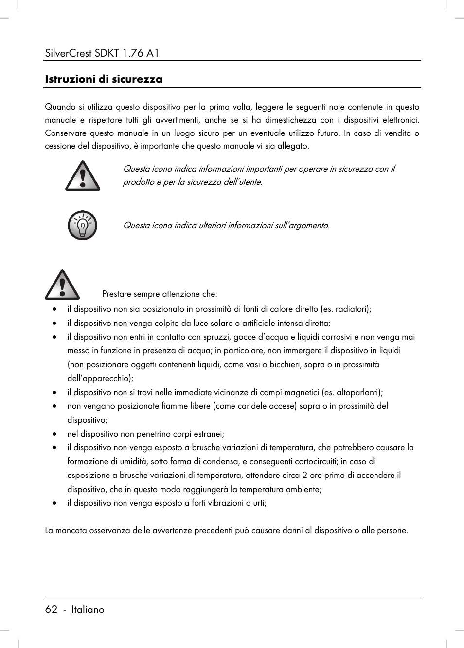Silvercrest SDKT 1.76 A1 User Manual | Page 64 / 216