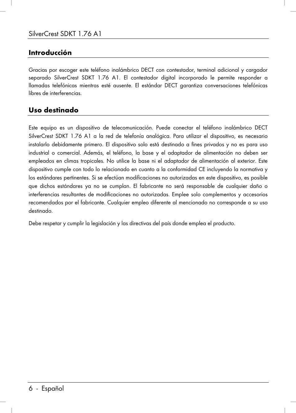 Silvercrest SDKT 1.76 A1 User Manual | Page 8 / 216