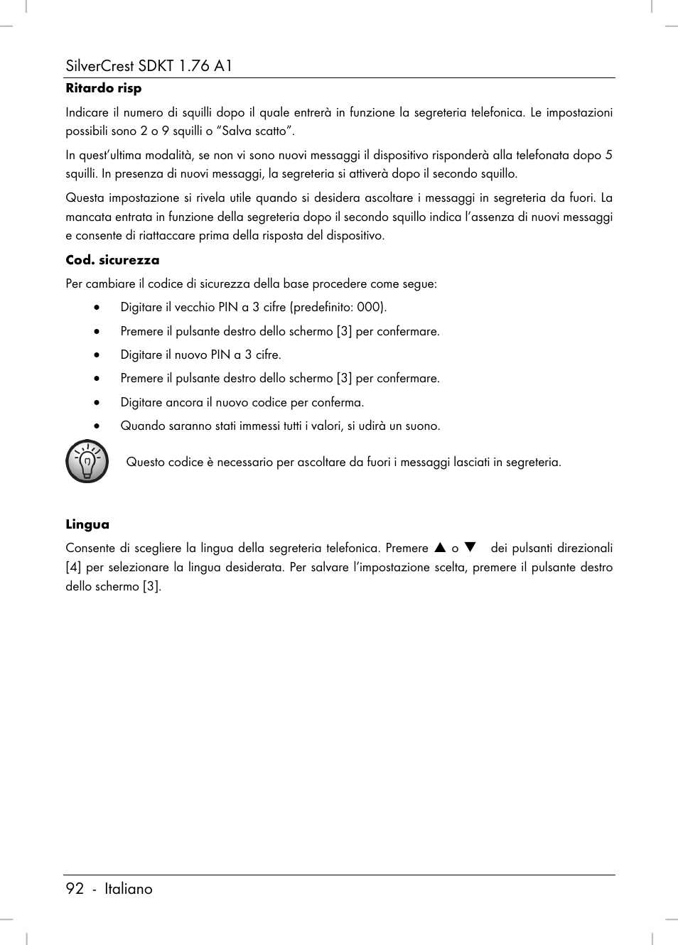 Silvercrest SDKT 1.76 A1 User Manual | Page 94 / 216