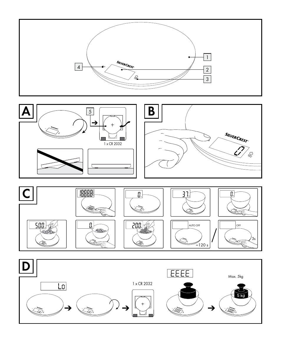 Silvercrest SKWD A1 User Manual | Page 3 / 38
