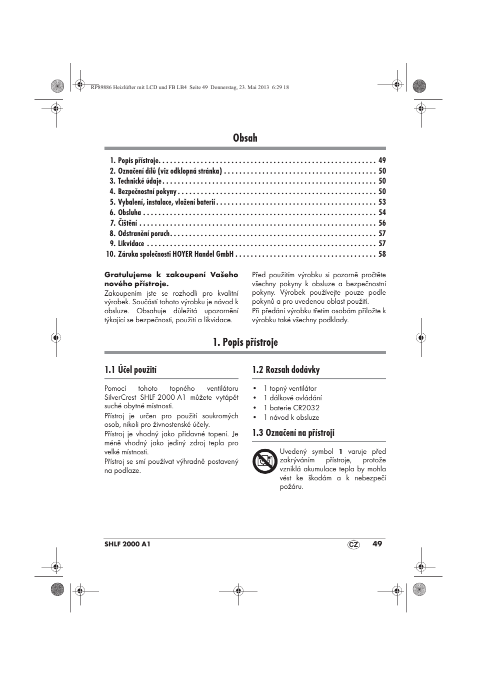 Silvercrest SHLF 2000 A1 User Manual | Page 51 / 86