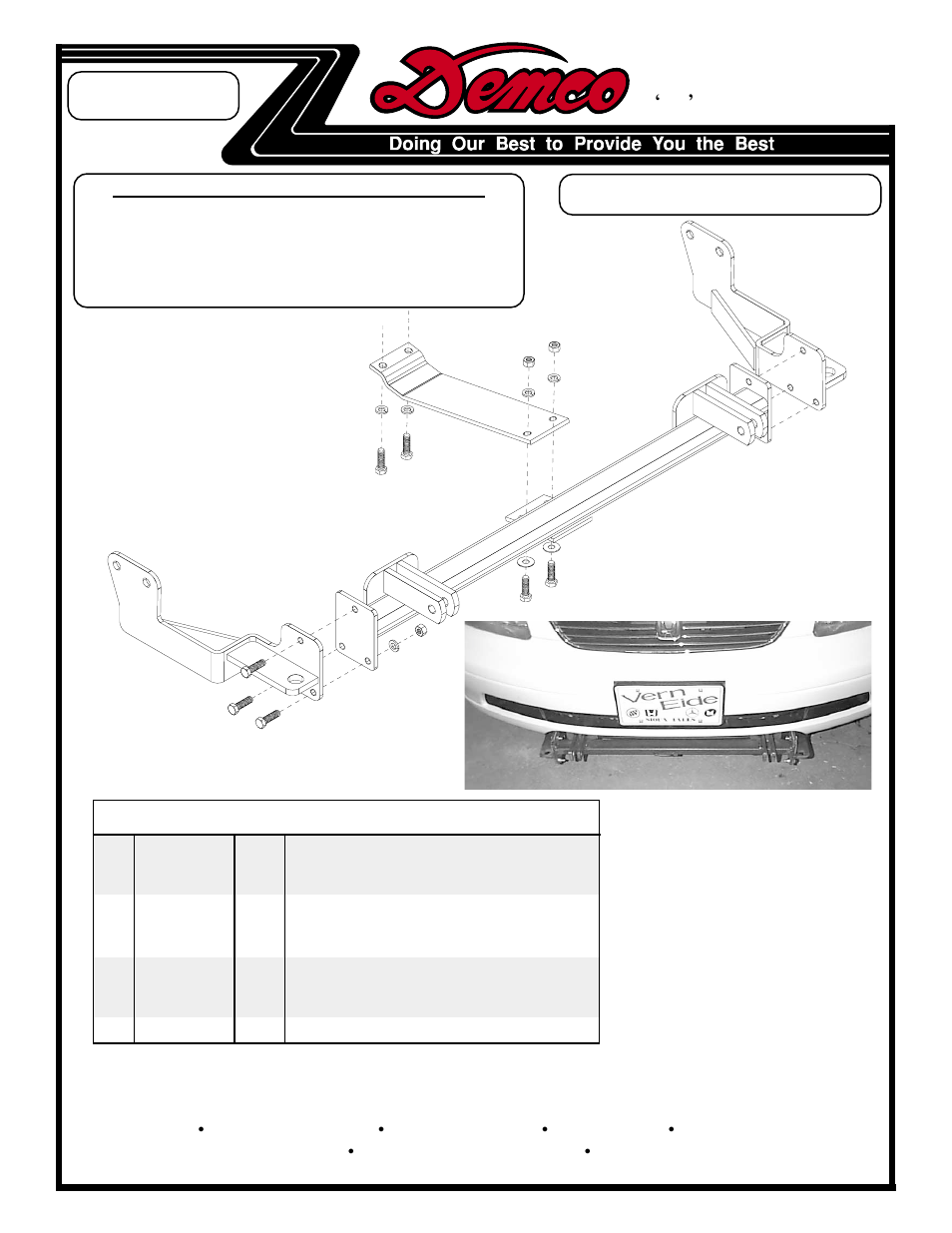 Demco TP20047 User Manual | 4 pages