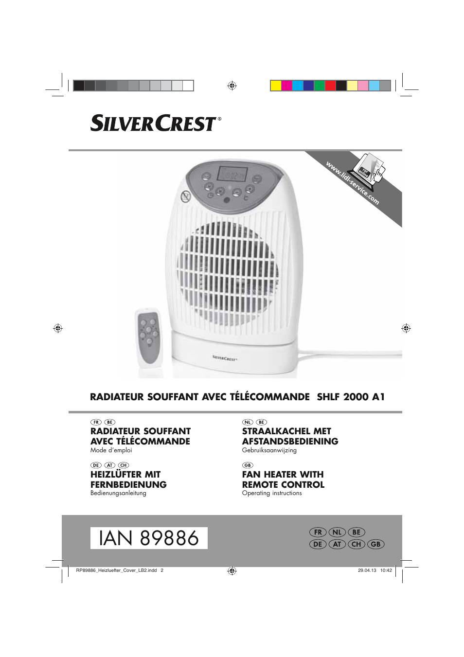 Silvercrest SHLF 2000 A1 User Manual | 54 pages