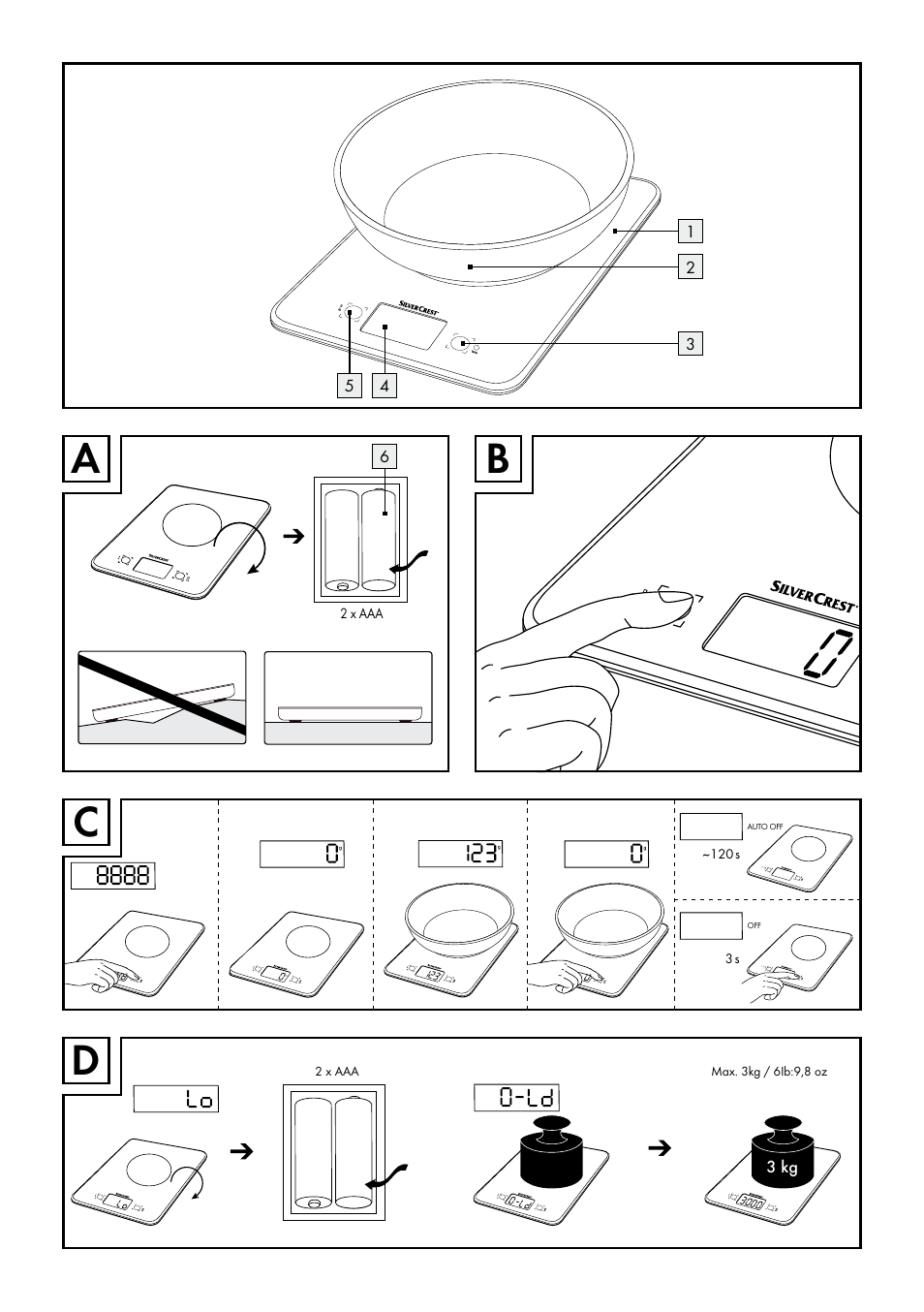 Silvercrest SKWD A1 User Manual | Page 3 / 30