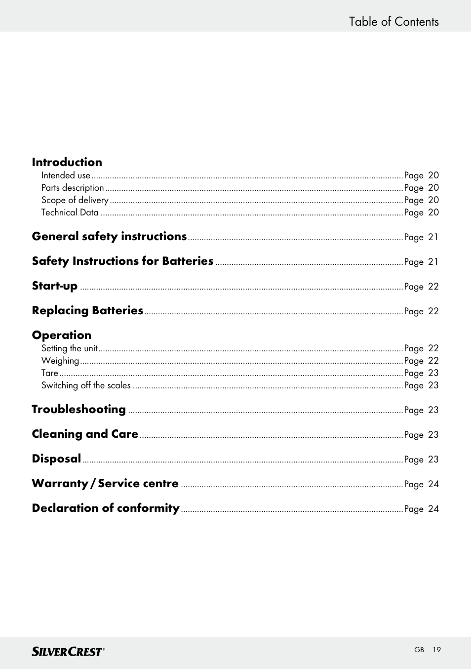 Silvercrest SKWD A1 User Manual | Page 19 / 26