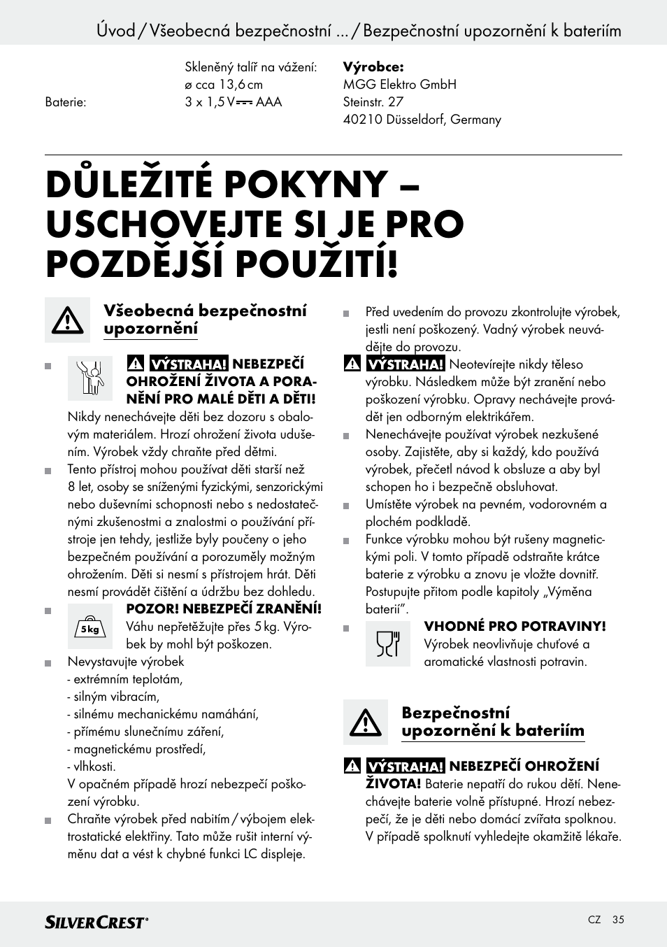 Silvercrest SKWD A1 User Manual | Page 35 / 54