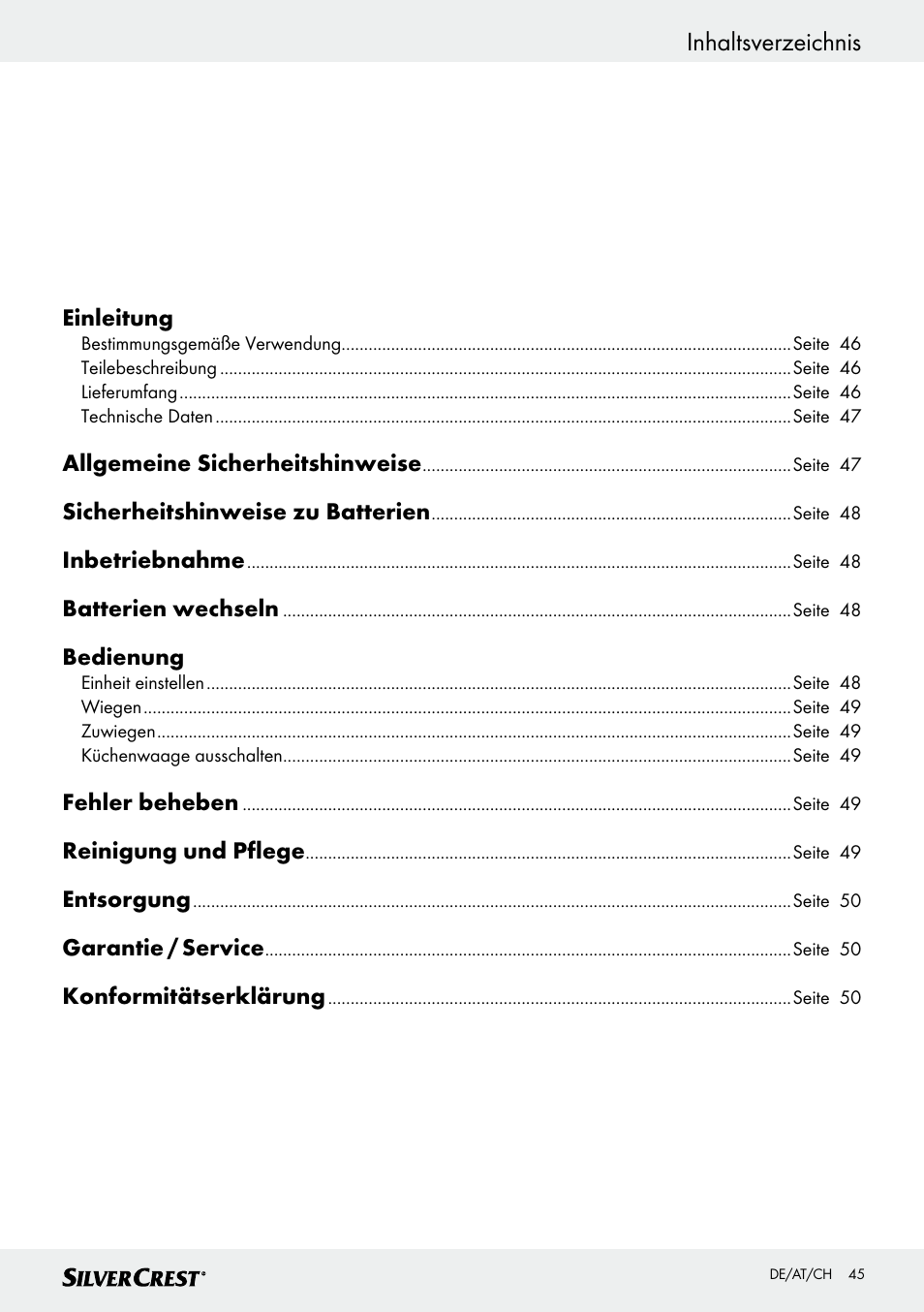 Silvercrest SKWD A1 User Manual | Page 45 / 54