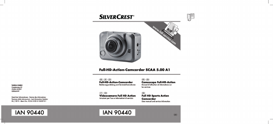 Silvercrest SCAA 5.00 A1 User Manual | 294 pages