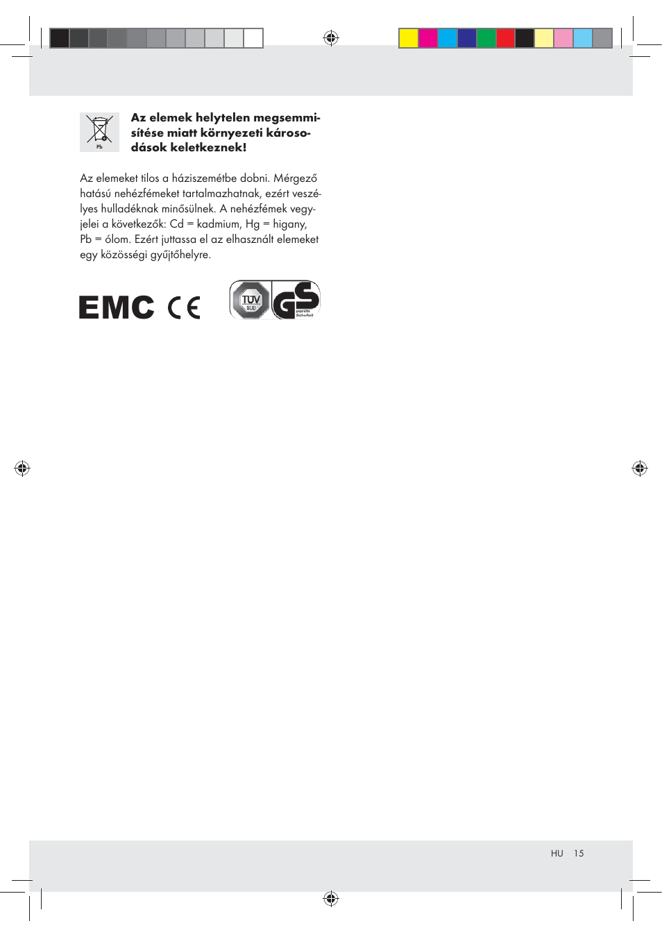Silvercrest Z29777A / Z29777B User Manual | Page 15 / 30
