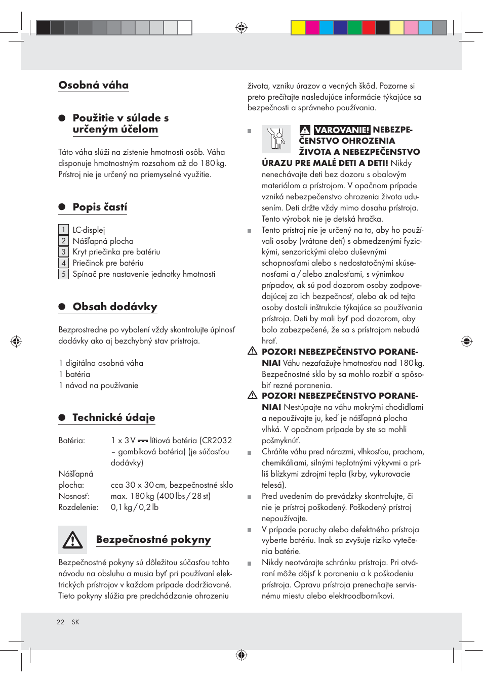 Silvercrest Z29777A / Z29777B User Manual | Page 22 / 30