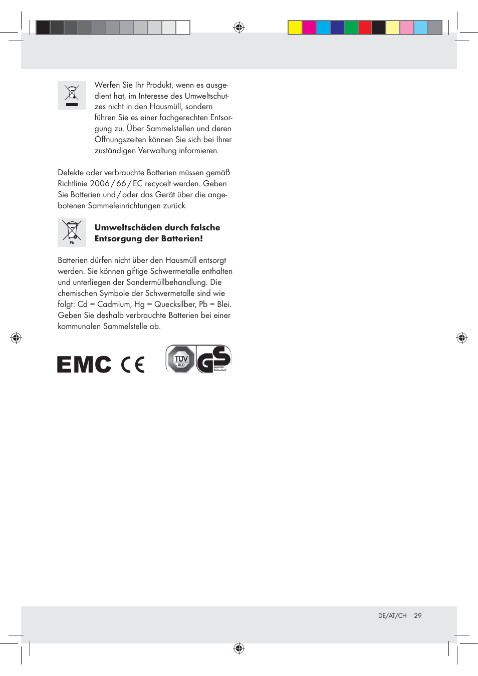 Silvercrest Z29777A / Z29777B User Manual | Page 29 / 30