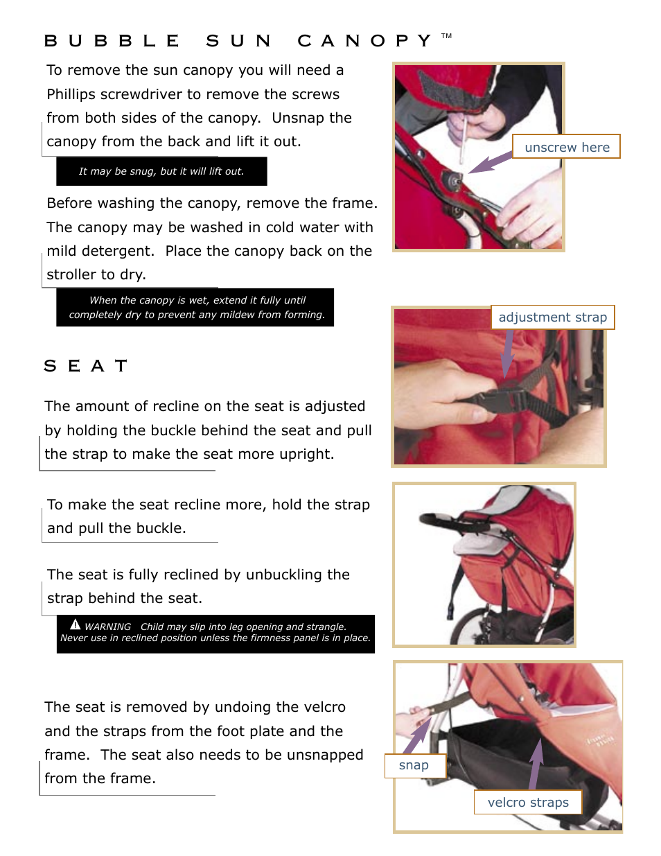 S e a t | Dreamer Design Ditto RPS User Manual | Page 7 / 11