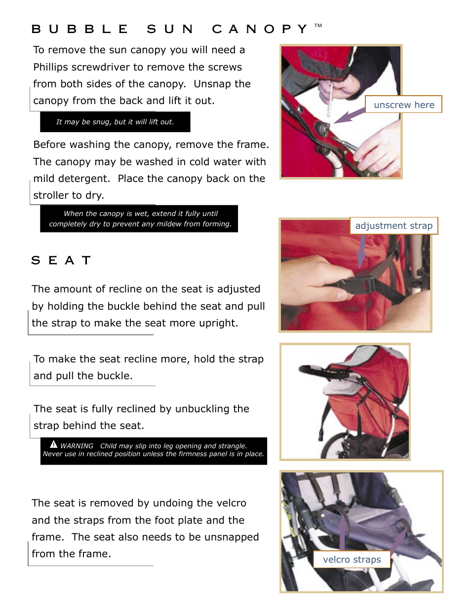 S e a t | Dreamer Design Rebound GST User Manual | Page 7 / 11