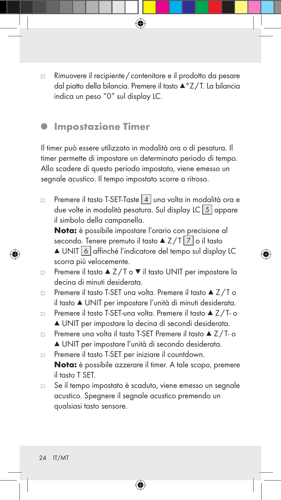 Impostazione timer | Silvercrest Z31183 User Manual | Page 24 / 62