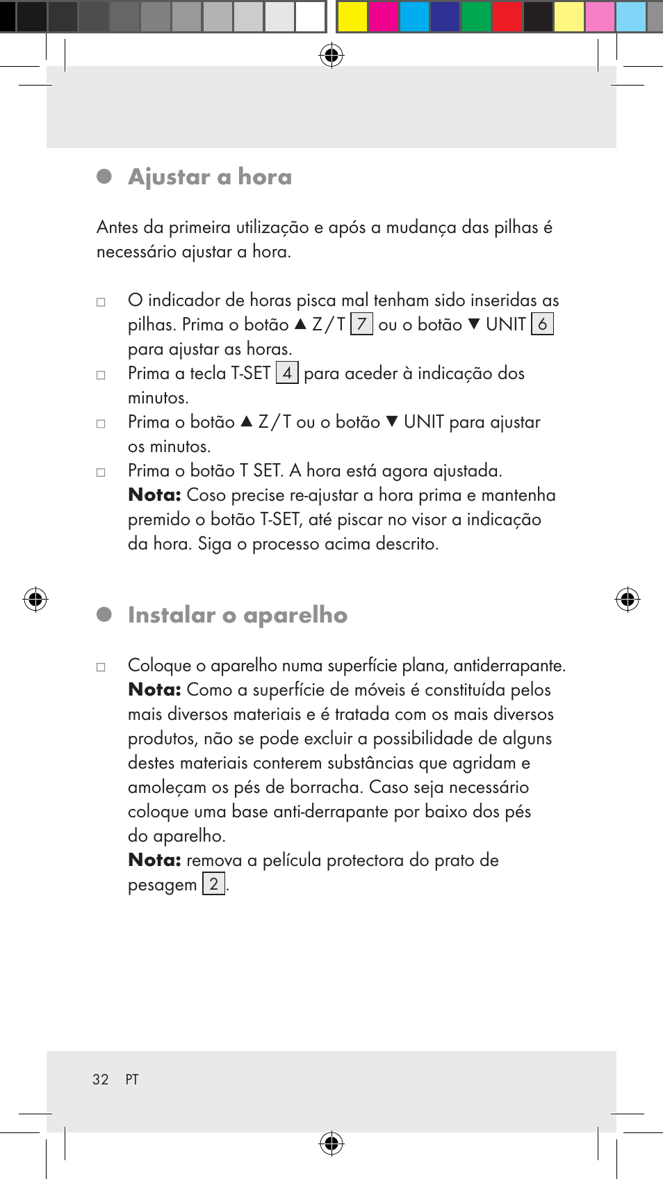 Ajustar a hora, Instalar o aparelho | Silvercrest Z31183 User Manual | Page 32 / 62