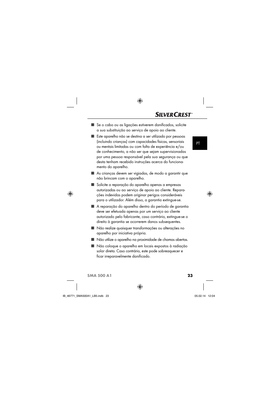 Silvercrest SMA 500 A1 User Manual | Page 26 / 76