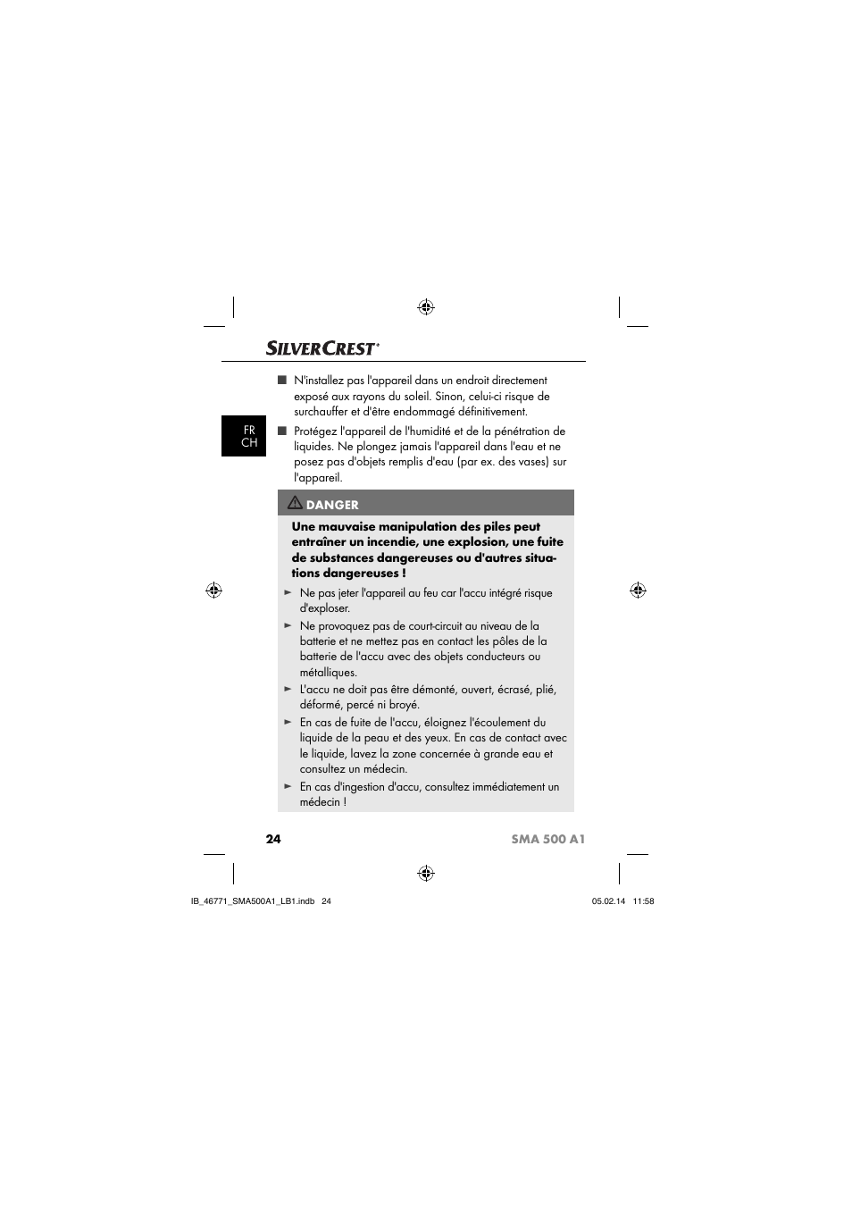 Silvercrest SMA 500 A1 User Manual | Page 27 / 94