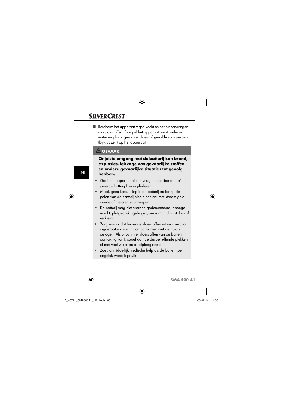 Silvercrest SMA 500 A1 User Manual | Page 63 / 94