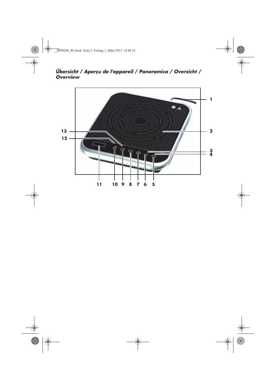 Silvercrest SIKP 2000 B1 User Manual | Page 3 / 54