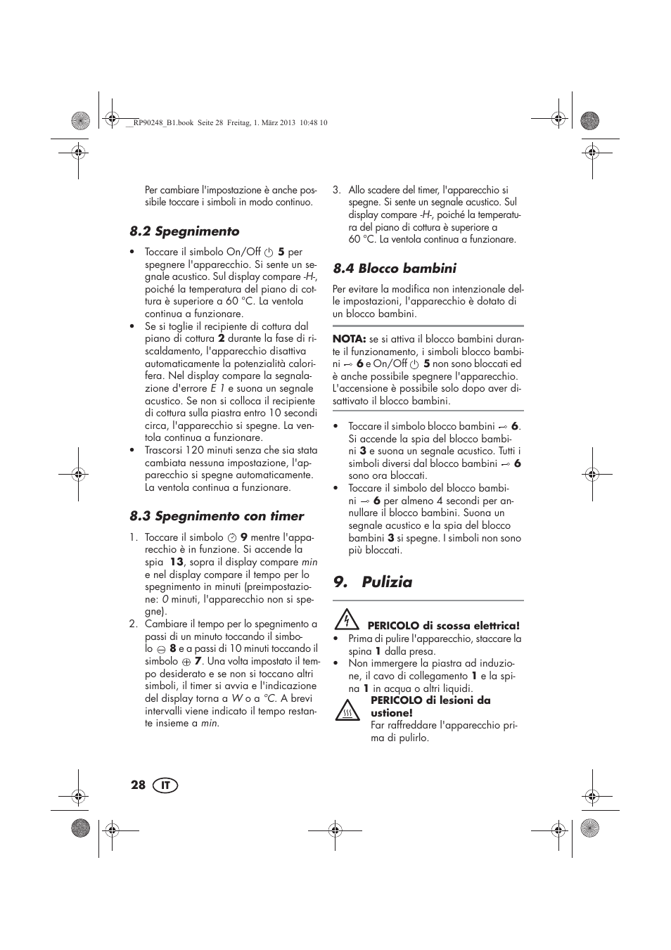 Pulizia | Silvercrest SIKP 2000 B1 User Manual | Page 30 / 54