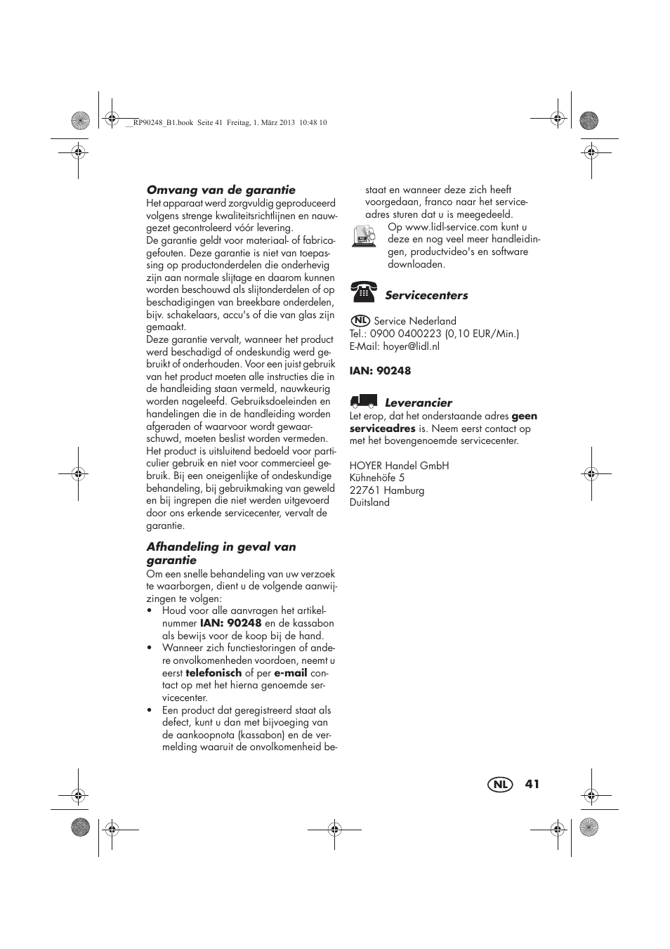 Silvercrest SIKP 2000 B1 User Manual | Page 43 / 54