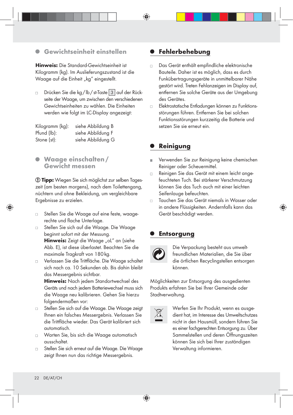Silvercrest Z31213A Z31213B User Manual | Page 22 / 24