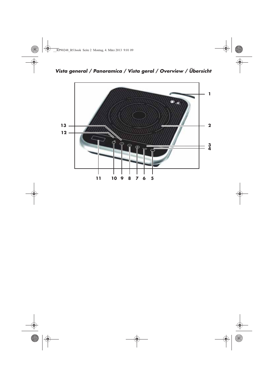 Silvercrest SIKP 2000 B1 User Manual | Page 3 / 54