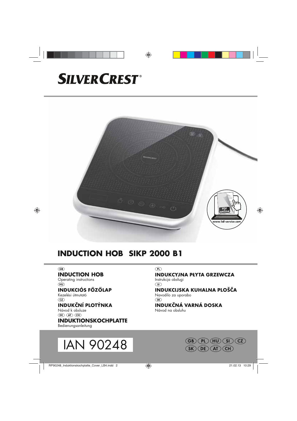 Silvercrest SIKP 2000 B1 User Manual | 78 pages