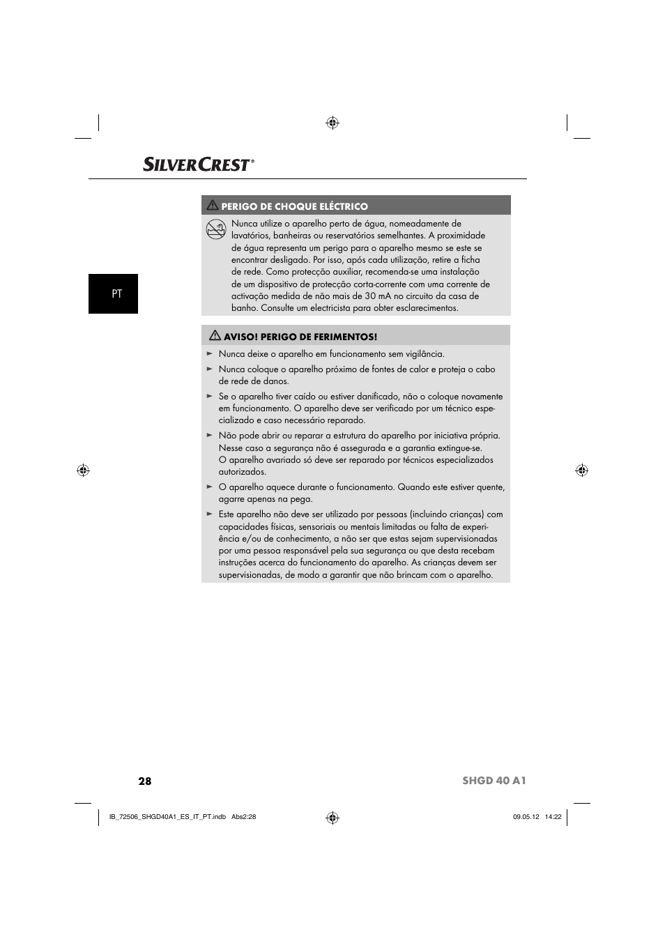 Silvercrest SHGD 40 A1 User Manual | Page 30 / 61