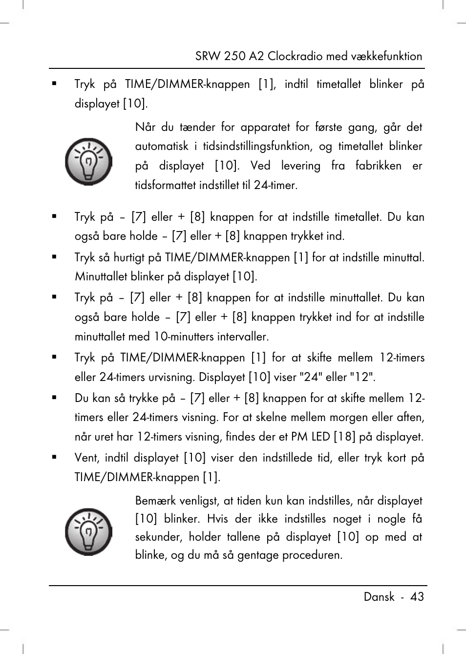 Silvercrest SRW 250 A2 User Manual | Page 45 / 144