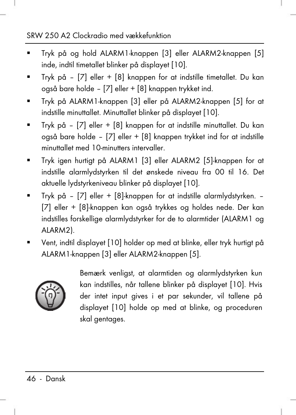 Silvercrest SRW 250 A2 User Manual | Page 48 / 144