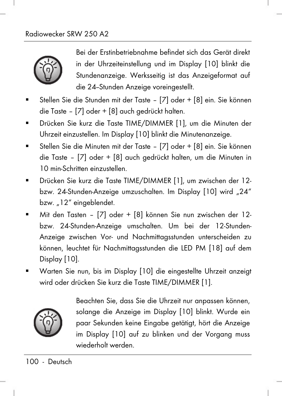 Silvercrest SRW 250 A2 User Manual | Page 102 / 118