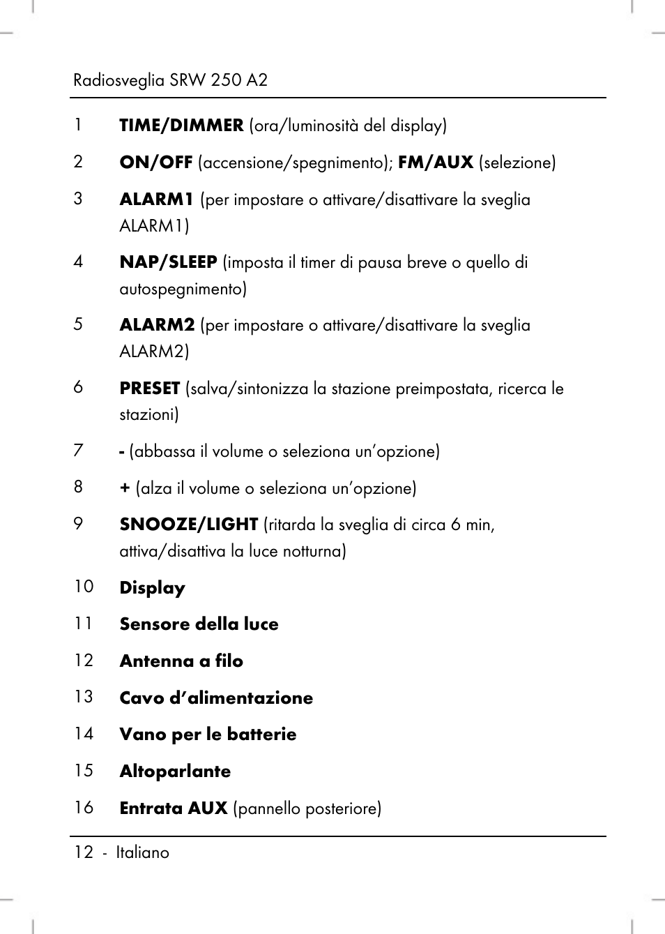 Silvercrest SRW 250 A2 User Manual | Page 14 / 118